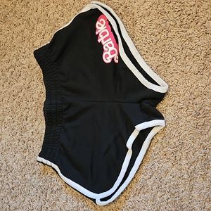 Barbie Black Dolphin Shorts with Decal